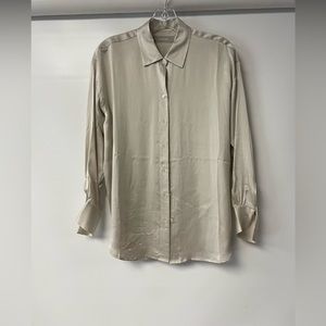 Everlane The Clean Silk Relaxed Shirt / Size 2